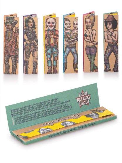 Lion Rolling Circus - [KingSize] 小丑馬戲團 無漂白捲菸紙 110mm：圖片 3