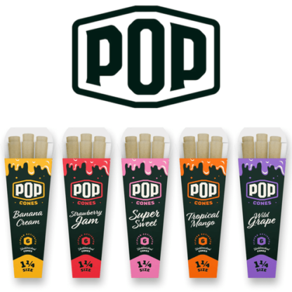 Pop - 1 1/4 Cones Pre-Rolled 爆珠預捲煙 6入：圖片 2