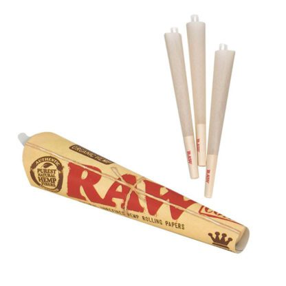 RAW - Organic Pre-Rolled Cone 有機 預捲菸 king size 3入：圖片 3
