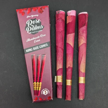 Rose Plams - King Size 天然玫瑰花瓣 預捲菸 3入：圖片 3