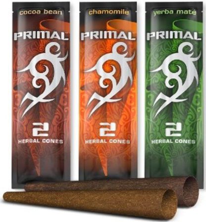 Primal - Herbal Hemp Cones 原始草本 雪茄預捲菸 2入