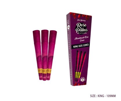 Rose Plams - King Size 天然玫瑰花瓣 預捲菸 3入：圖片 2