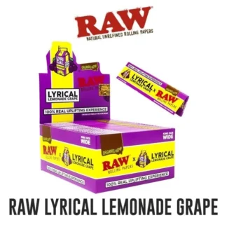 Raw x Lyrical - Lemonade Grape 檸檬烯葡萄 捲菸紙 110mm