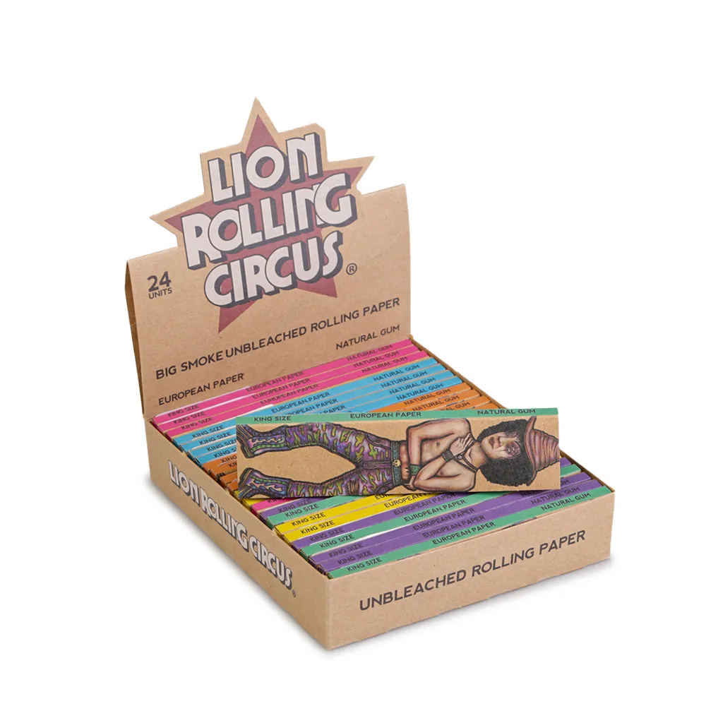 Lion Rolling Circus - [KingSize] 小丑馬戲團 無漂白捲菸紙 110mm